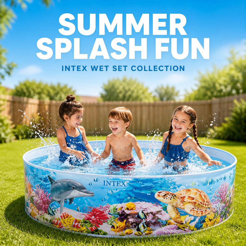 Intex 2.44mm/8'x1'6" Wet Set Collection Pool
