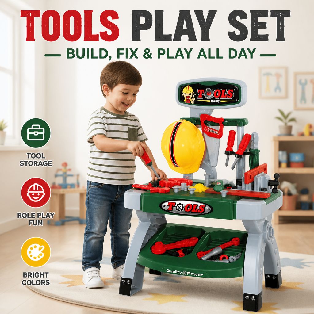 44x28x71cm Tools Play Set