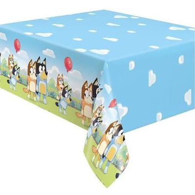 Bluey Plastic Tablecover 54" x 84"