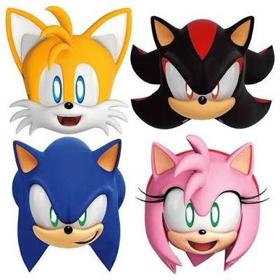 Sonic 8 Party Masks