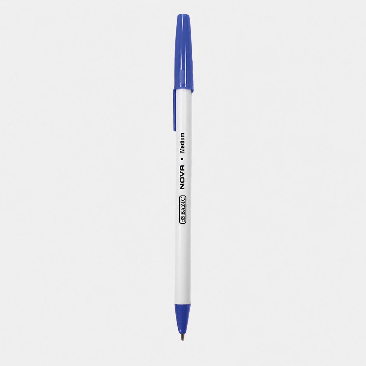 BAZIC 1pc NOVA Blue Ballpoint Pen
