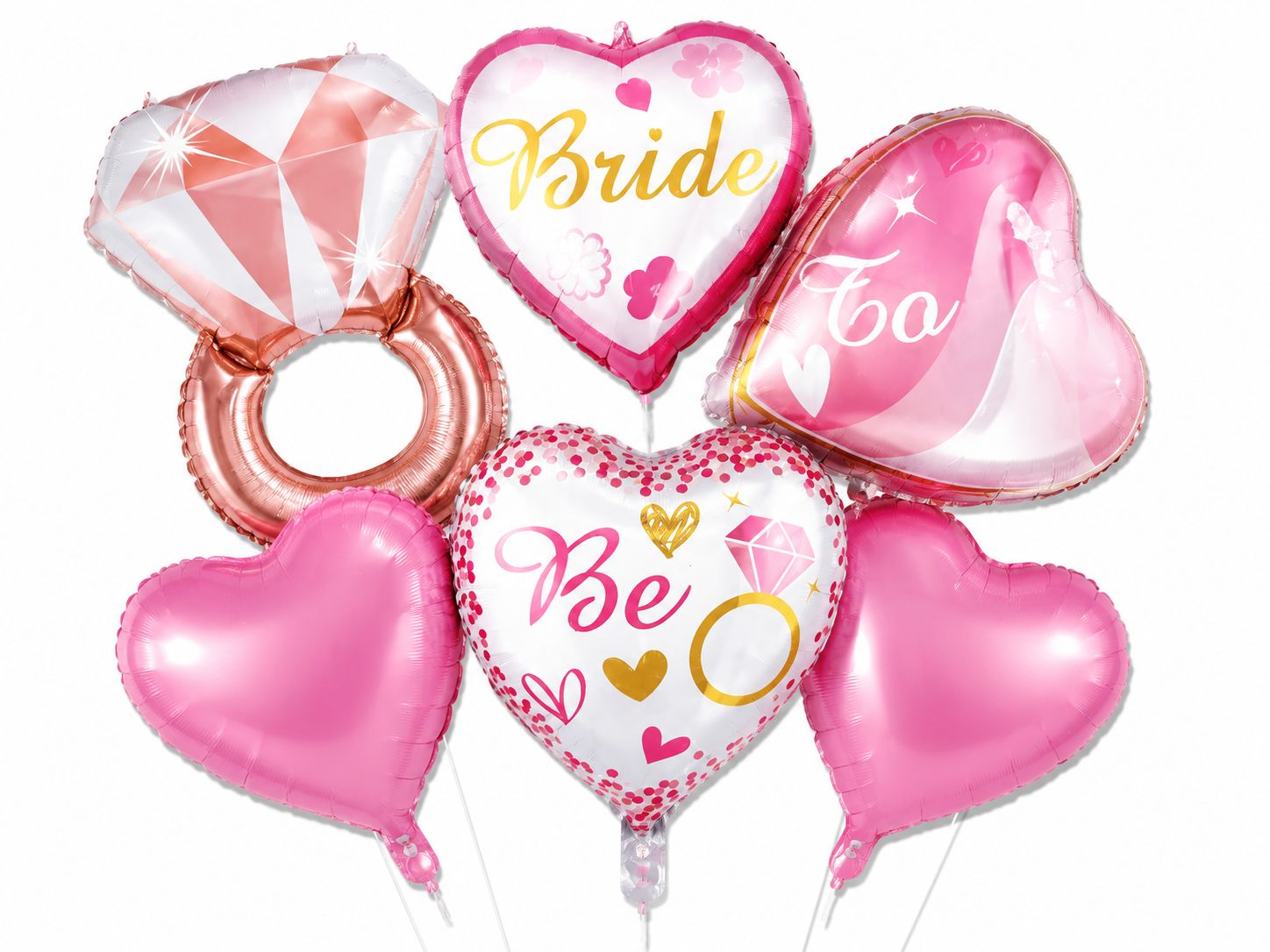 6pcs Bride to Be Balloons
