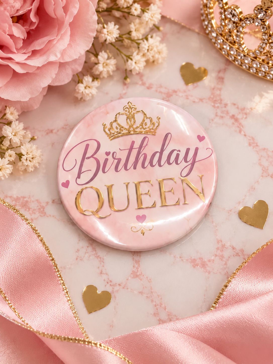 Birthday Queen Badge