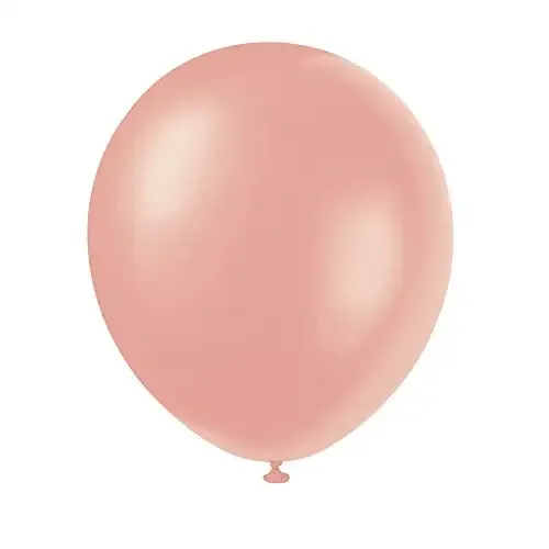 8pcs Pearlized Rose Gold Balloons (Helium)