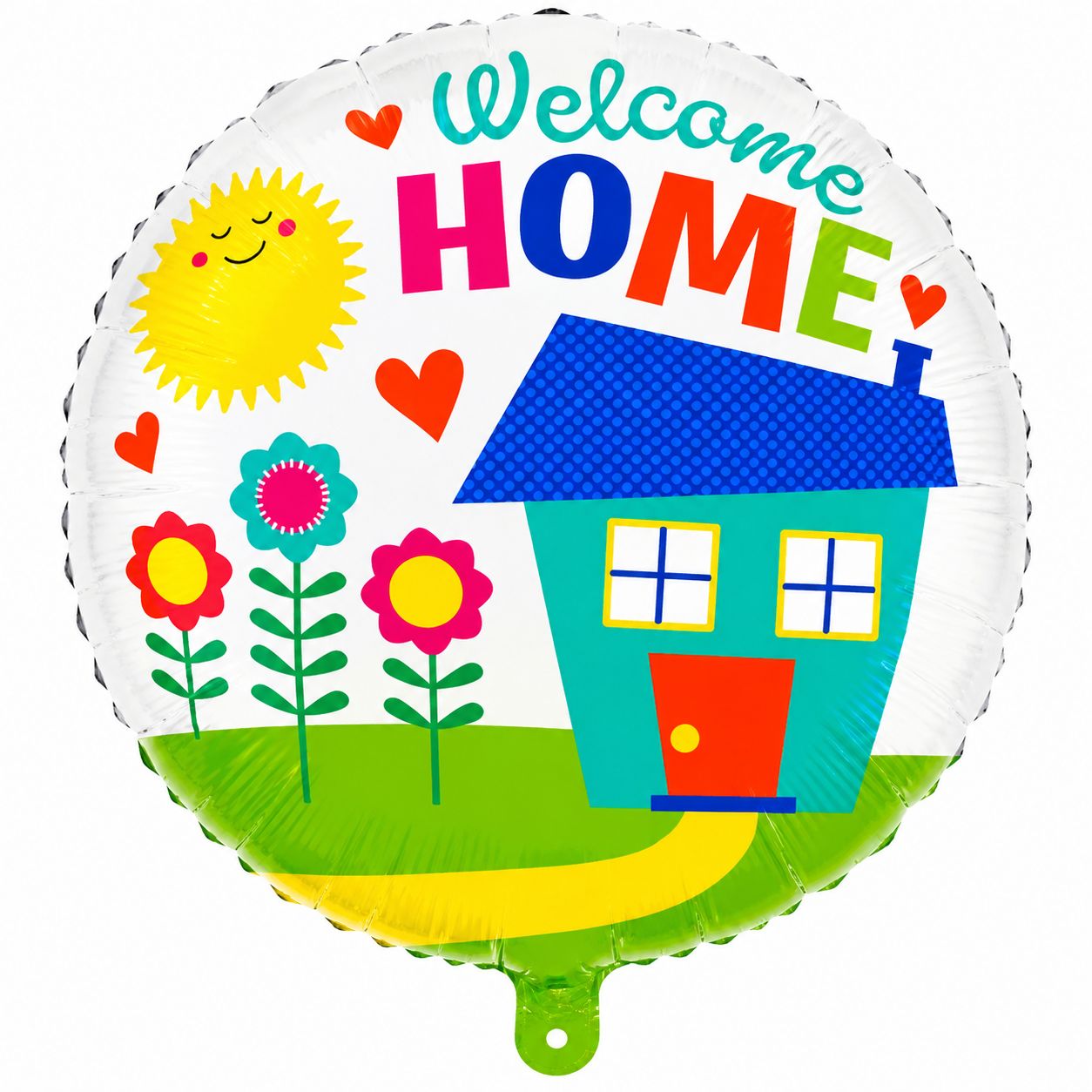 18" Welcome Home with House Foil Balloon