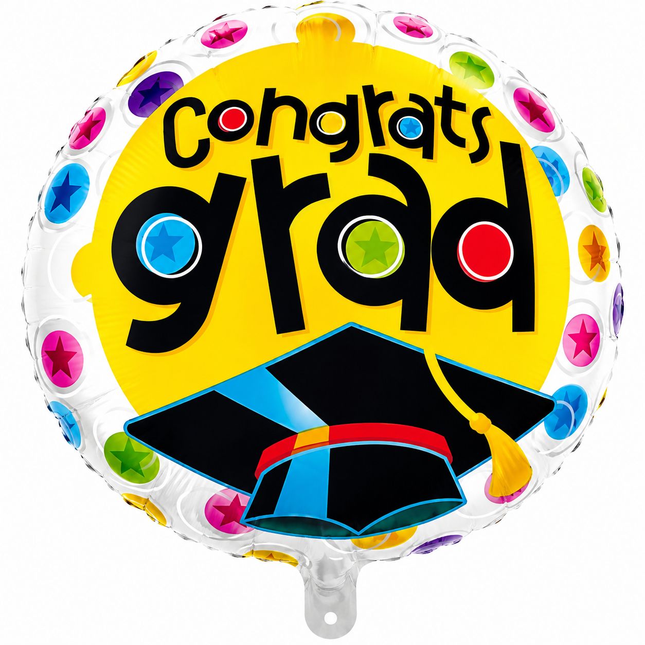 18" Congrats Grad with Cap Foil Balloon