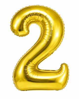 40" Number Balloon Foil Balloon (Colors &amp; Numbers Vary)