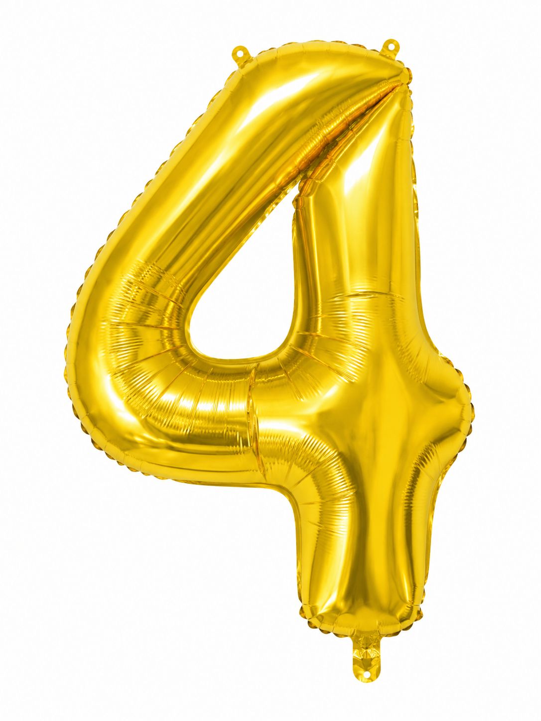 40" Number 4 Balloon (Gold) Foil Balloon