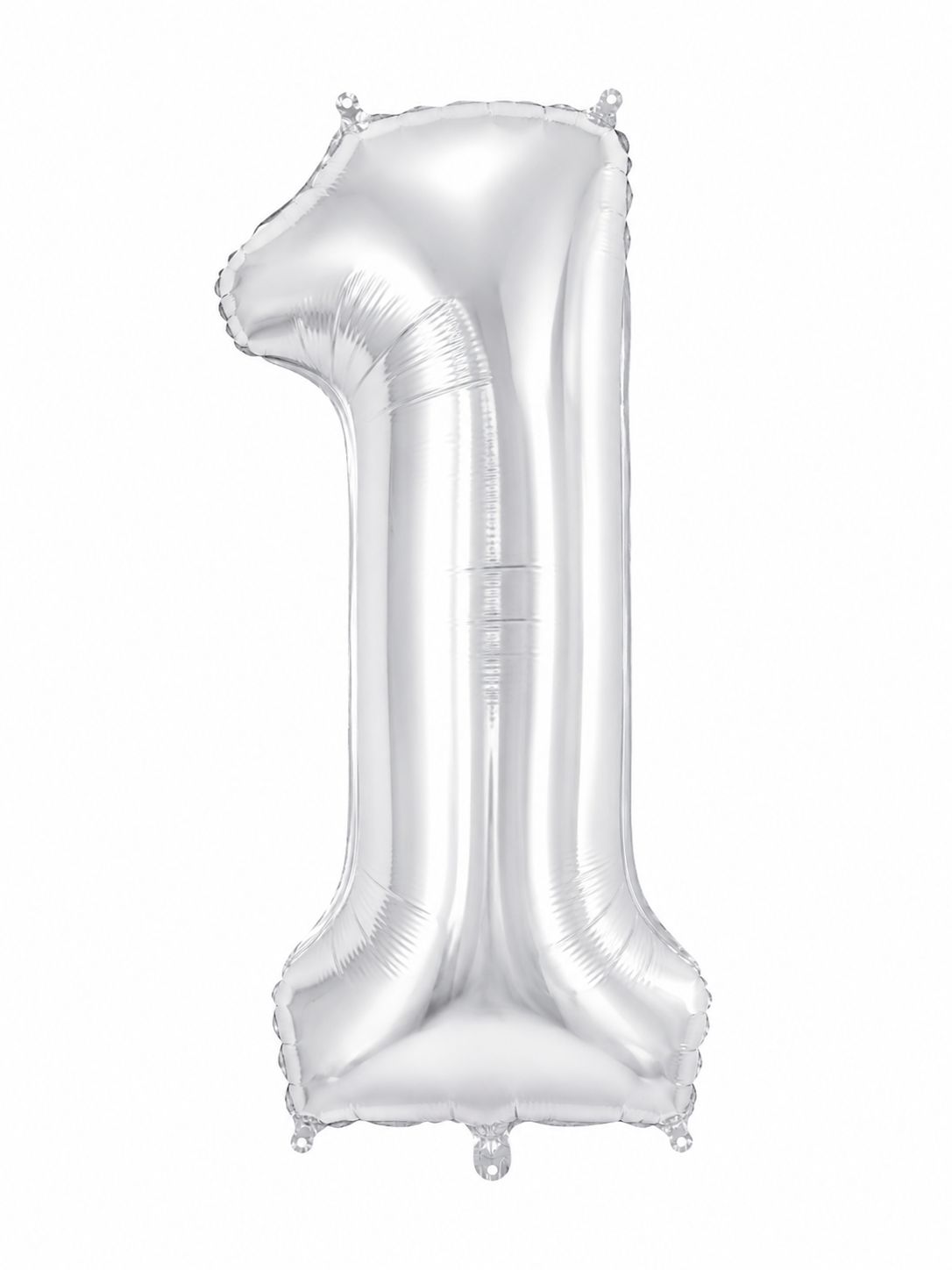 40" Number 1 Balloon (Silver) Foil Balloon
