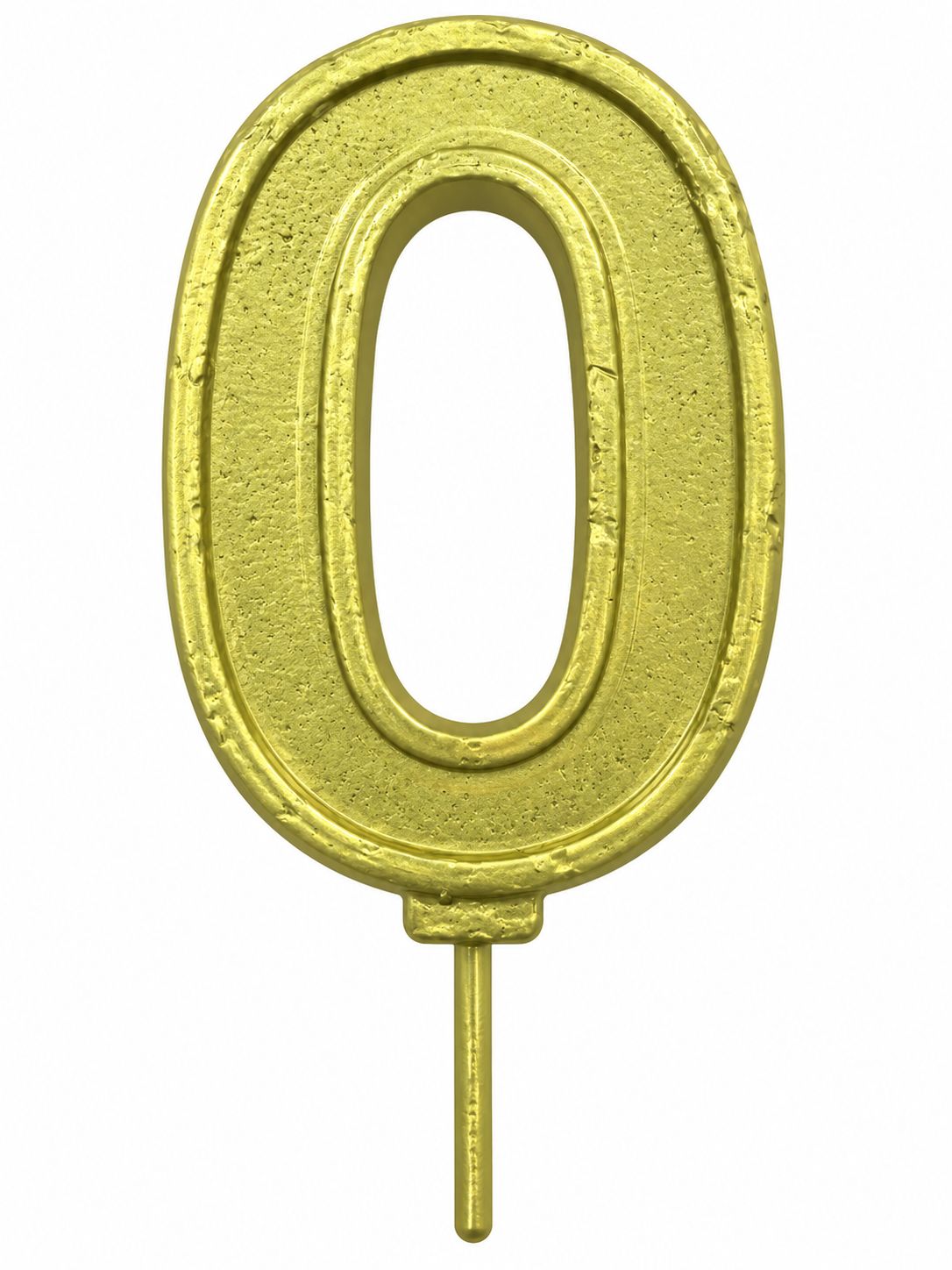 3" Gold Number Candles (Numbers Vary)