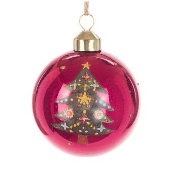 GLASS Christmas Tree Bauble
