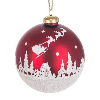 GLASS Edyth Bauble