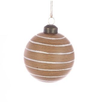 GLASS Stripe Bauble