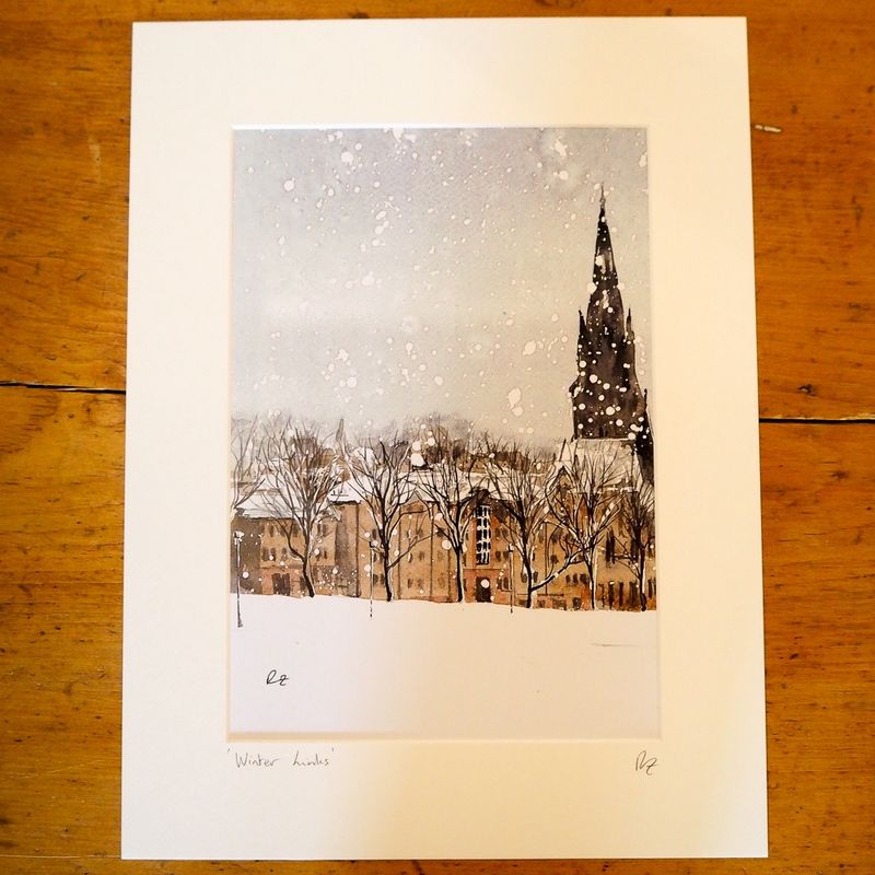 Winter Links Print
