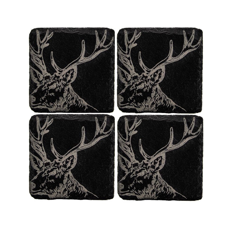 Slate Etched Coasters