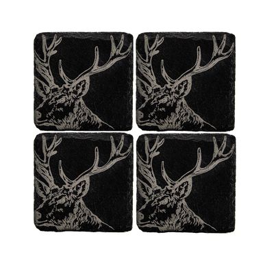 Slate Etched Coasters