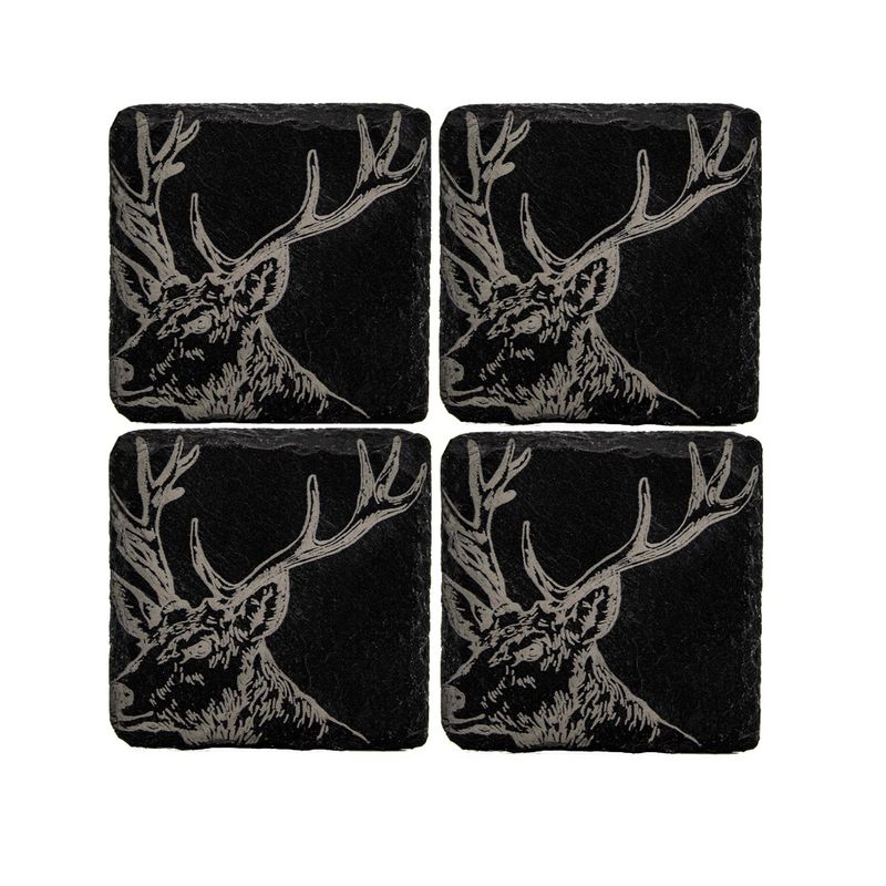 Slate Etched Coasters