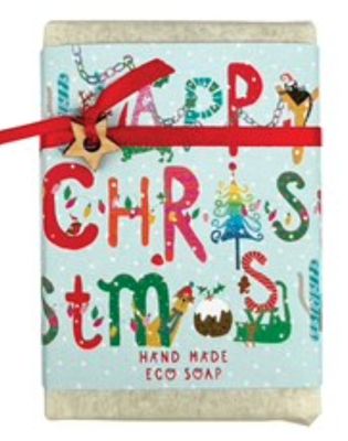 Soap, Happy Christmas, Letters, Lavender