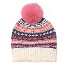 Fairisle Wool Blend Hat