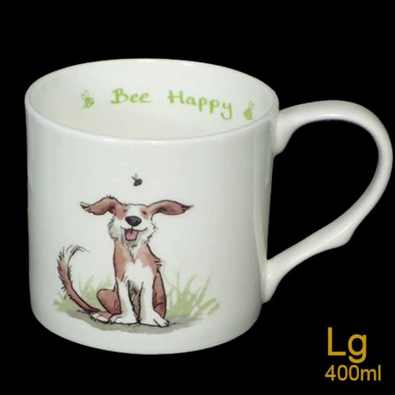 Bee Happy Large China Mug