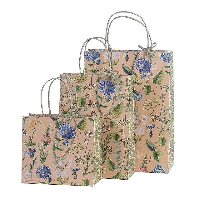 Gift Bag - Kraft Wild Flower