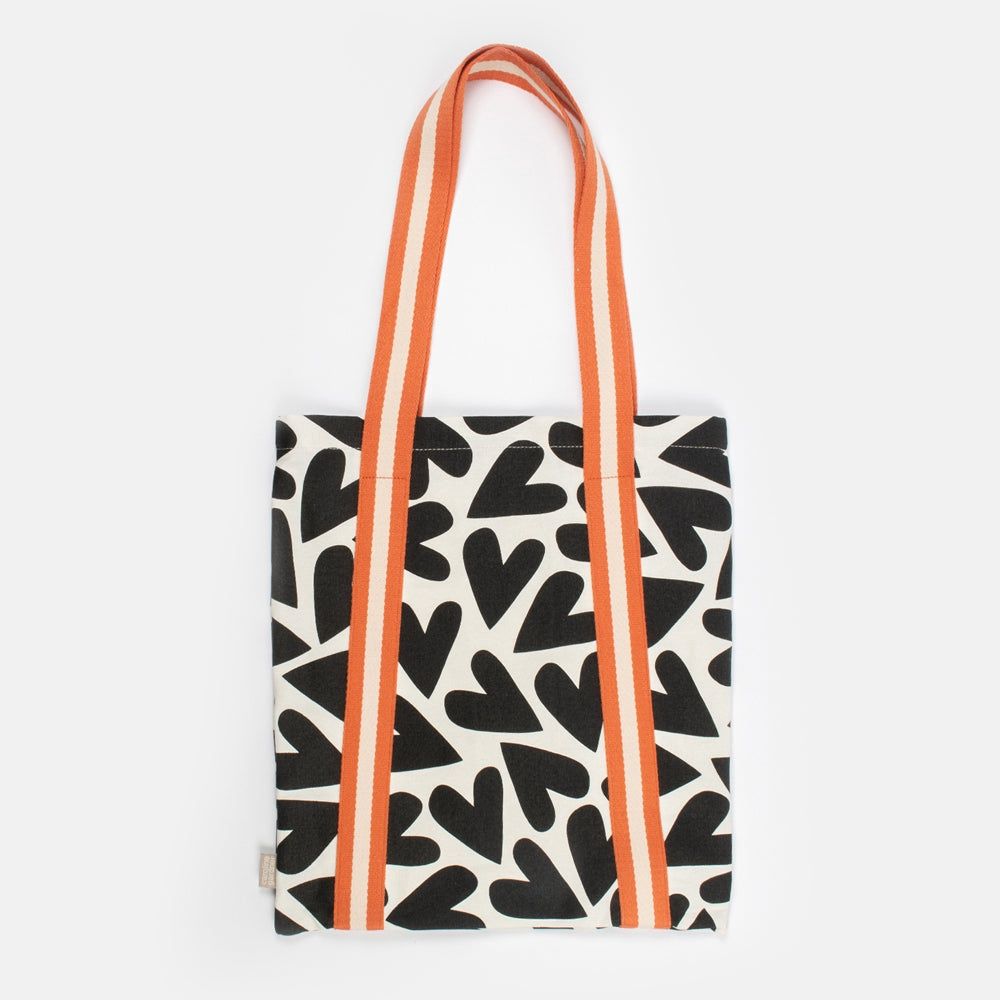 Mono Heart Book Bag