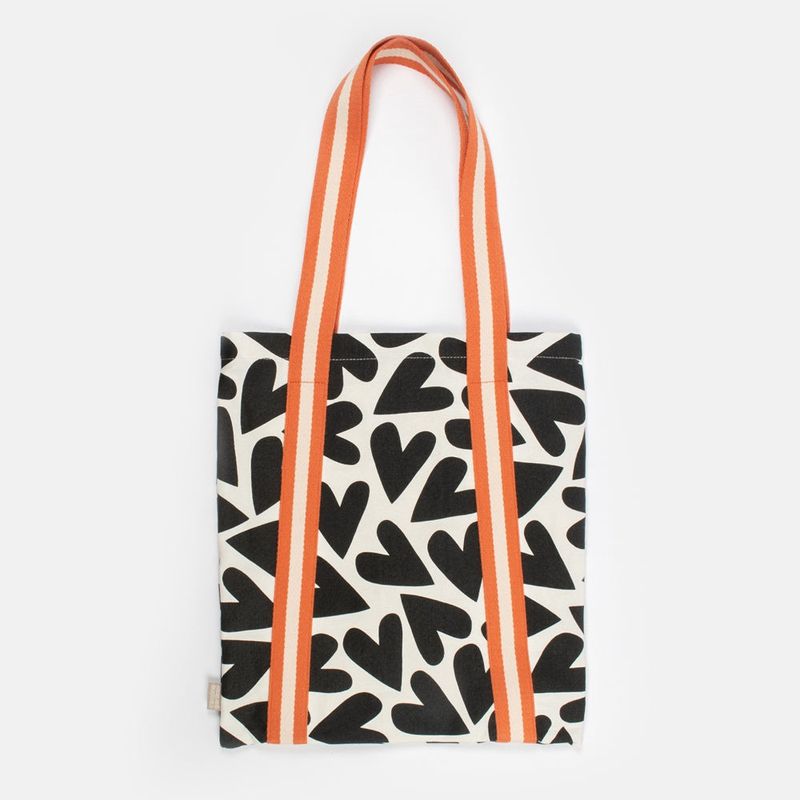 Mono Heart Book Bag