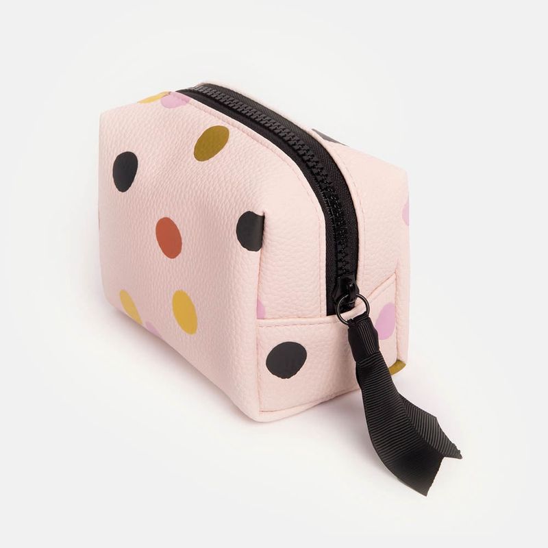 Pale Pink Mini Cube Cosmetic Bag