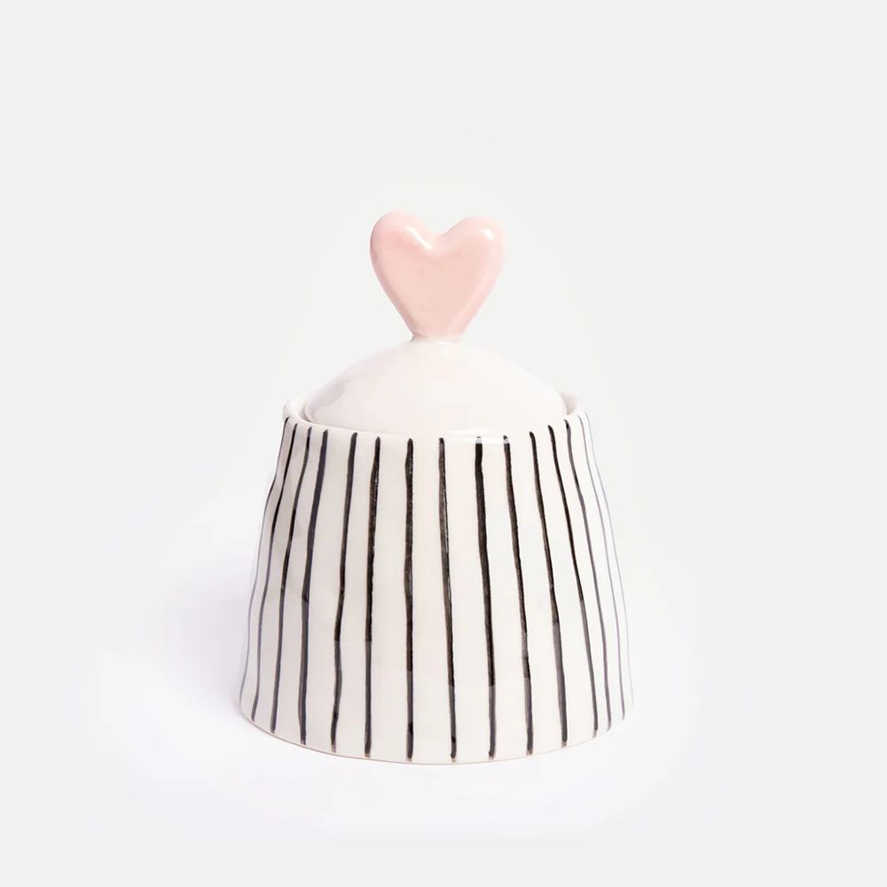 Small Jar Heart Lid