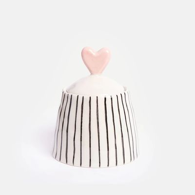 Small Jar Heart Lid