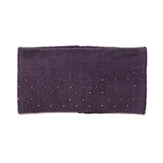 Viscose Blend Cosy Headband, Colour: Aubergine