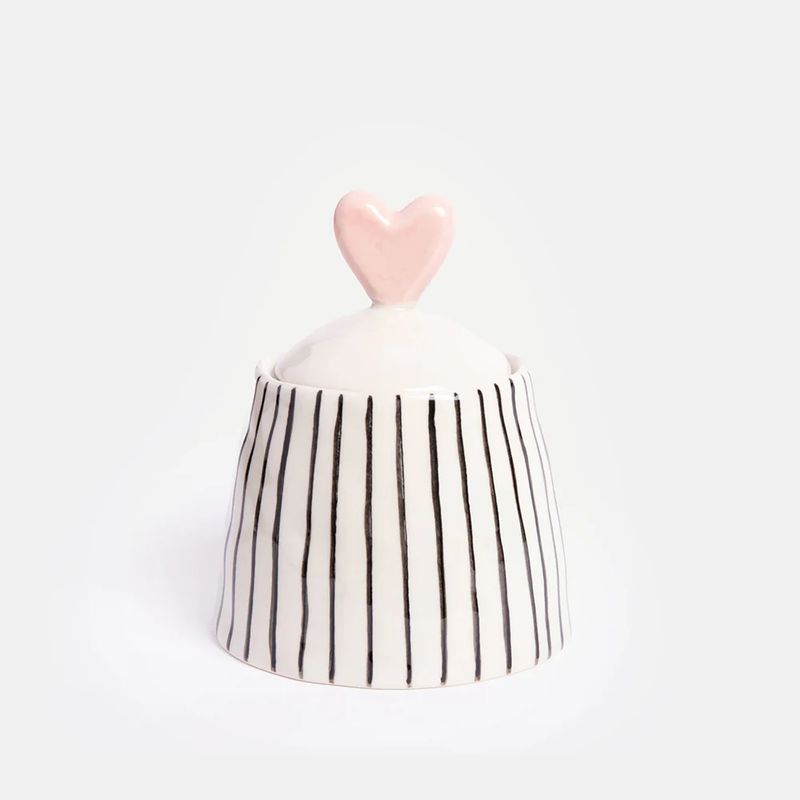 Small Jar Heart Lid