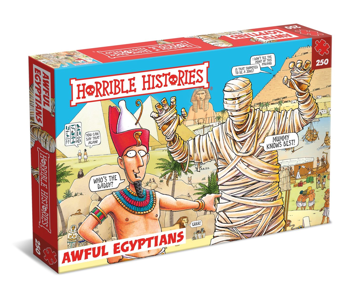 Horrible Histories 250 piece Jigsaw Puzzle, type: Awful Egyptians