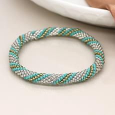 Beaded Snake Bracelet