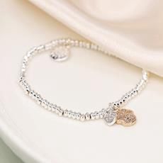Silver Plated Bead Bracelet