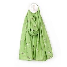 100% Viscose Foil Printed Scarf