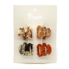 4 pack of Mini Hairclips