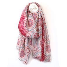 Speckle Print Scarf with Foil