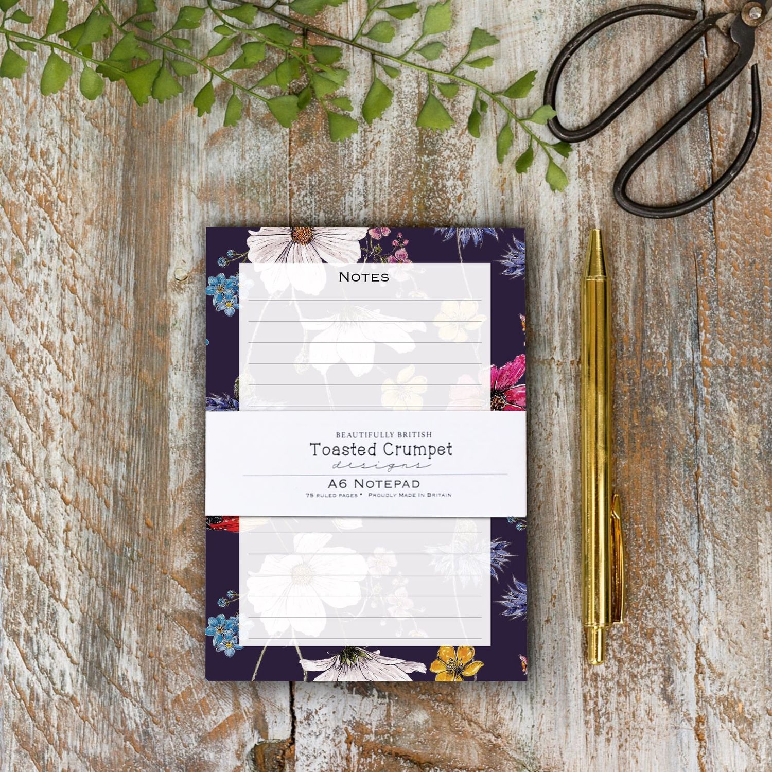 The Regency Gardens Jotter A6 Jotter Notepad