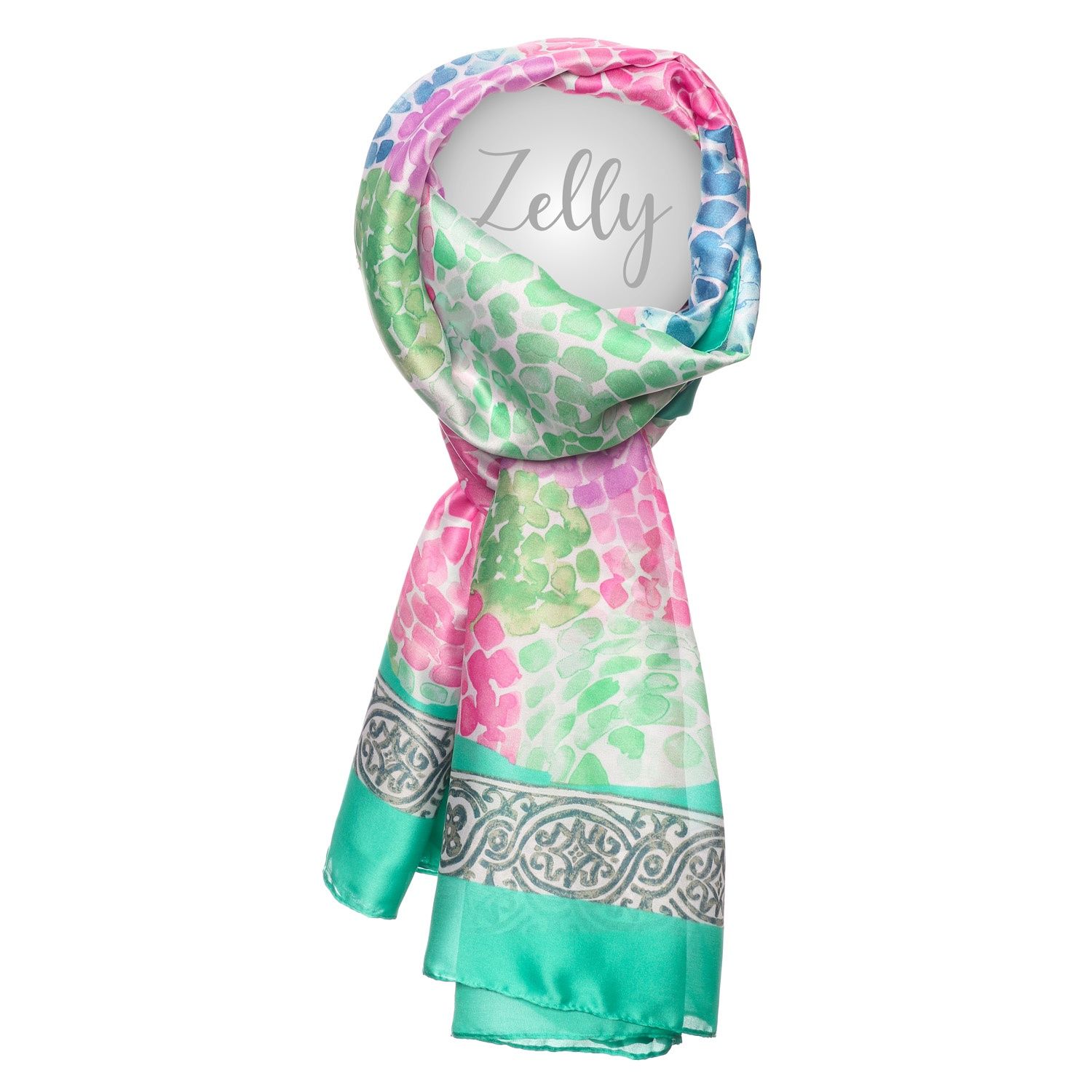 Dotted Circles Scarf, type: Green