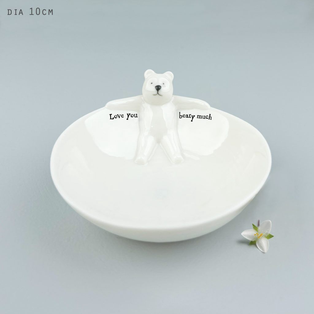 Medium Animal Bowl, type: Stretching Bear
