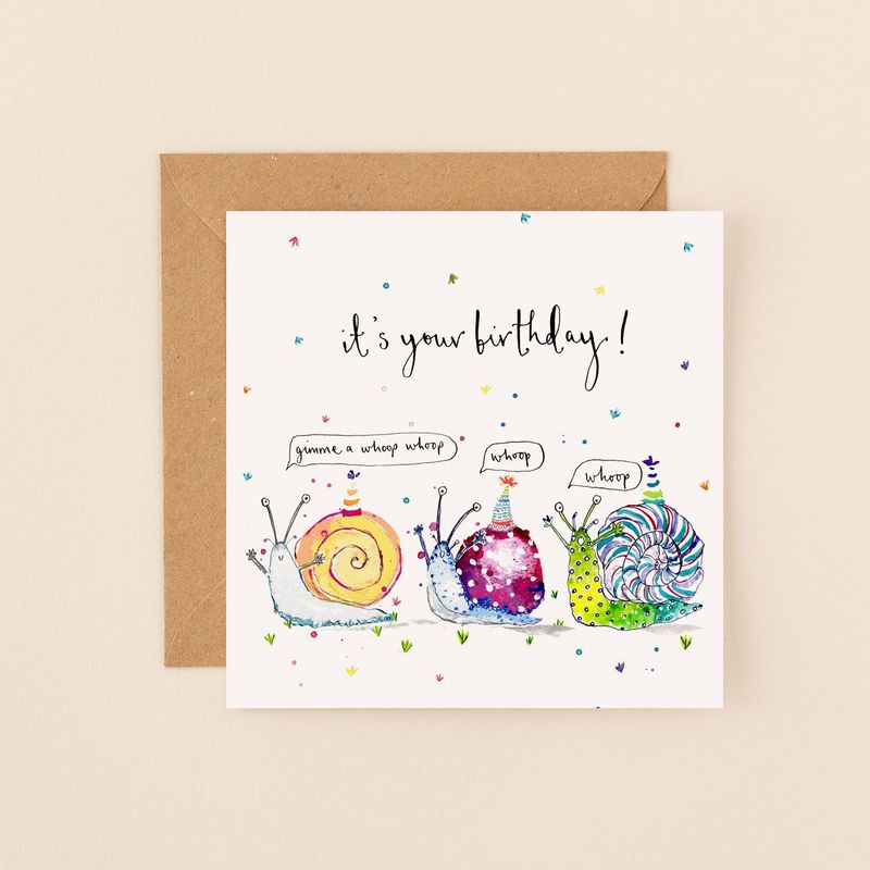 Gimme A Whoop Greetings Card