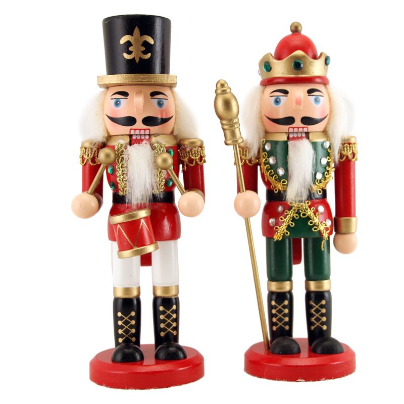 Small Wooden Nutcracker Ornament Assortment