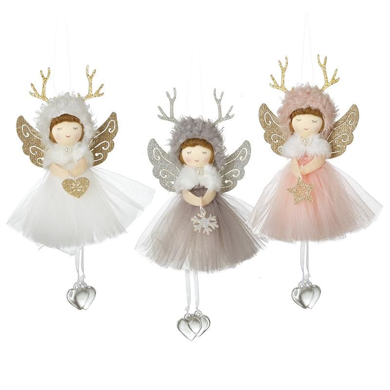 Hanging Girls in Dresses with Hearts Mix