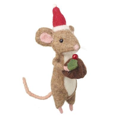 Felt Mouse Christmas Decorations