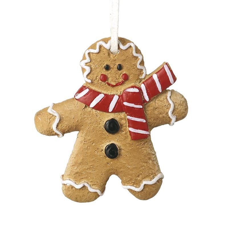 Resin Gingerbread Hanging Decoration