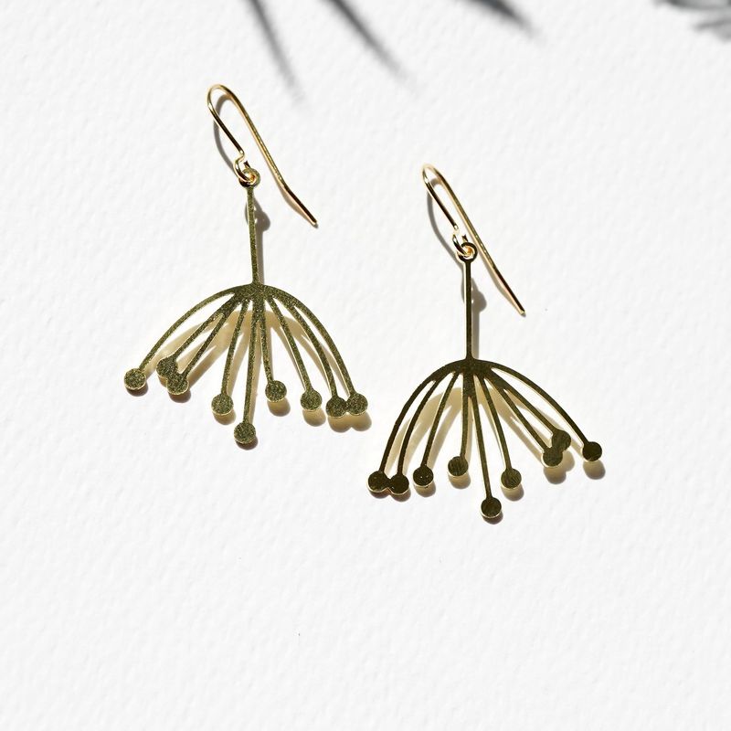 Copper Bee Earrings