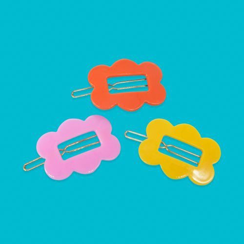 Rectangular Scalloped Hairclip
