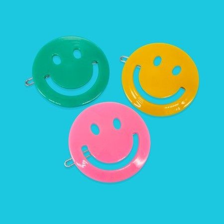 Smiley Face Hairclips