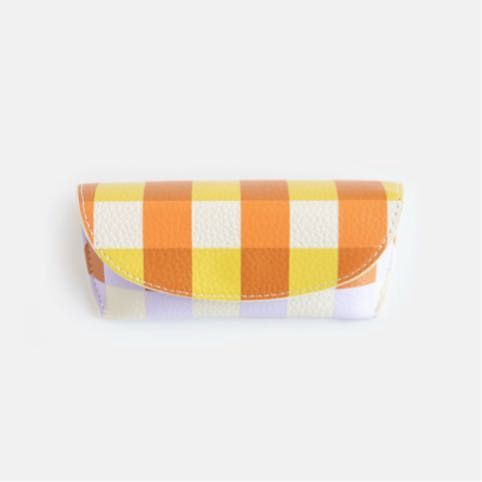 Multi Check Flap Glasses Case